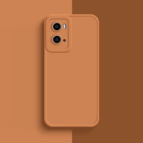 Funda Silicona Ultrafina Goma 360 Grados Carcasa S01 para Oppo A76 Naranja