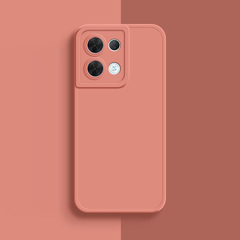 Funda Silicona Ultrafina Goma 360 Grados Carcasa S01 para Oppo Reno9 Pro+ Plus 5G Rosa