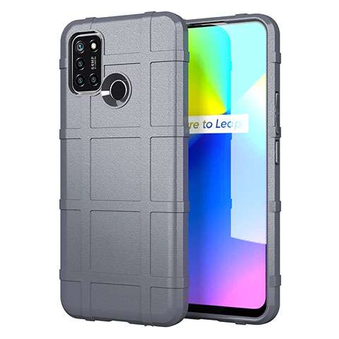 Funda Silicona Ultrafina Goma 360 Grados Carcasa S01 para Realme 7i Gris