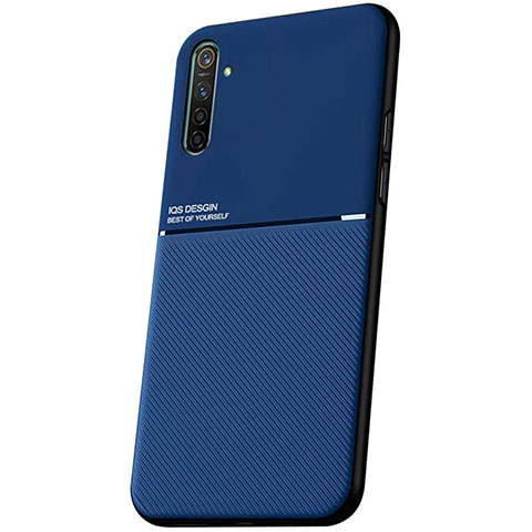 Funda Silicona Ultrafina Goma 360 Grados Carcasa S01 para Realme XT Azul