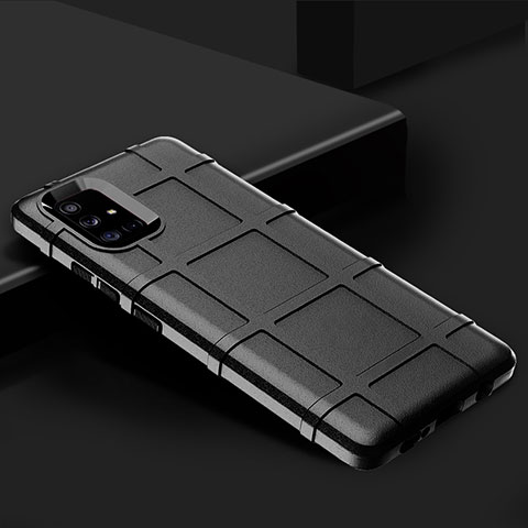 Funda Silicona Ultrafina Goma 360 Grados Carcasa S01 para Samsung Galaxy A71 5G Negro