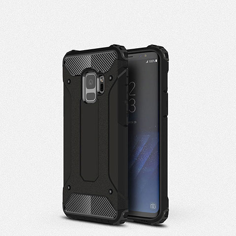 Funda Silicona Ultrafina Goma 360 Grados Carcasa S01 para Samsung Galaxy S9 Negro