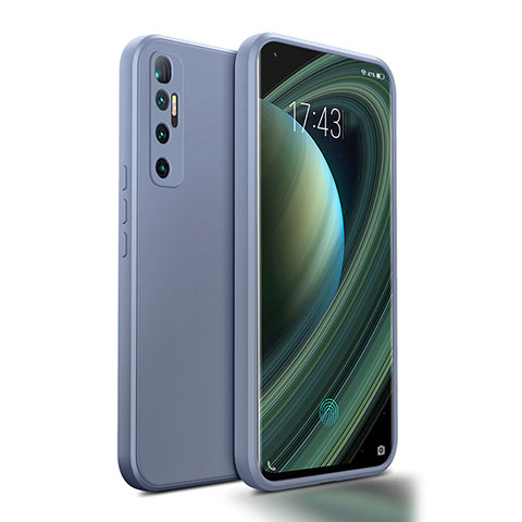 Funda Silicona Ultrafina Goma 360 Grados Carcasa S01 para Xiaomi Mi 10 Ultra Gris Lavanda