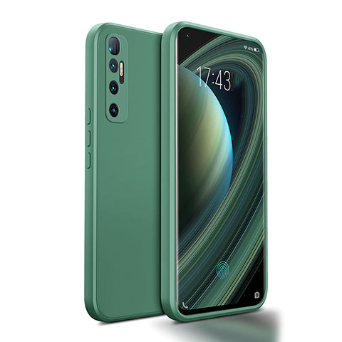 Funda Silicona Ultrafina Goma 360 Grados Carcasa S01 para Xiaomi Mi 10 Ultra Verde Noche
