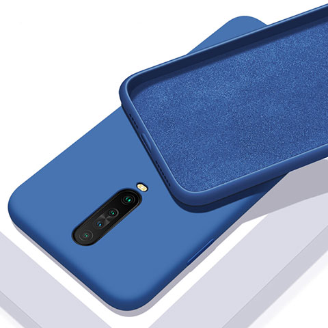 Funda Silicona Ultrafina Goma 360 Grados Carcasa S01 para Xiaomi Poco X2 Azul