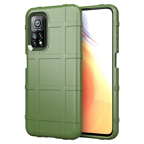 Funda Silicona Ultrafina Goma 360 Grados Carcasa S01 para Xiaomi Redmi K30S 5G Ejercito Verde