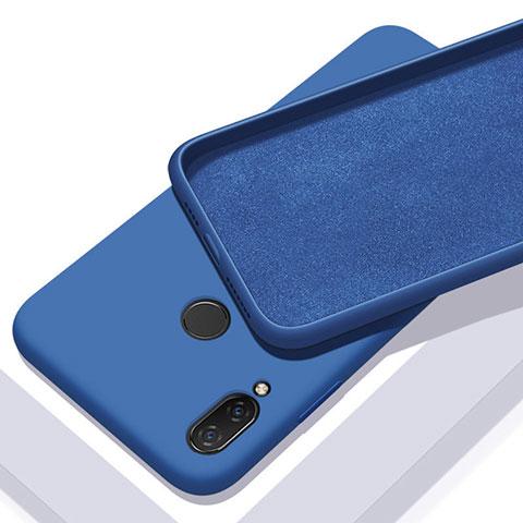 Funda Silicona Ultrafina Goma 360 Grados Carcasa S01 para Xiaomi Redmi Note 7 Pro Azul