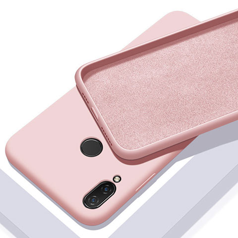 Funda Silicona Ultrafina Goma 360 Grados Carcasa S01 para Xiaomi Redmi Note 7 Pro Oro Rosa