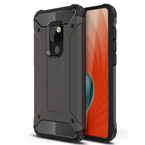 Funda Silicona Ultrafina Goma 360 Grados Carcasa S02 para Huawei Mate 20 Gris