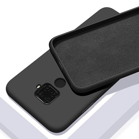 Funda Silicona Ultrafina Goma 360 Grados Carcasa S02 para Huawei Nova 5z Negro