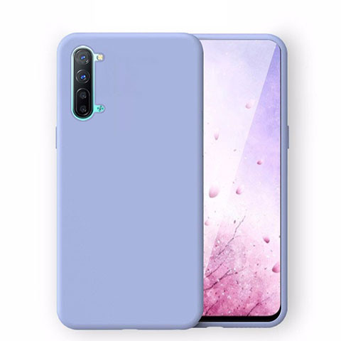 Funda Silicona Ultrafina Goma 360 Grados Carcasa S02 para Oppo Find X2 Lite Azul Cielo