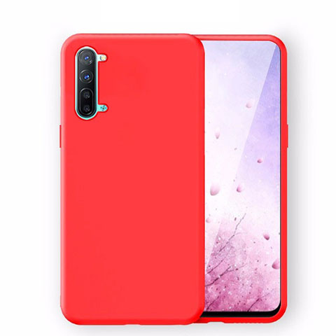 Funda Silicona Ultrafina Goma 360 Grados Carcasa S02 para Oppo Find X2 Lite Rojo