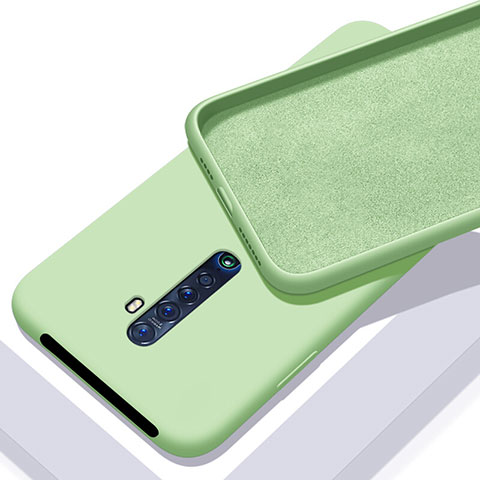 Funda Silicona Ultrafina Goma 360 Grados Carcasa S02 para Oppo Reno2 Verde