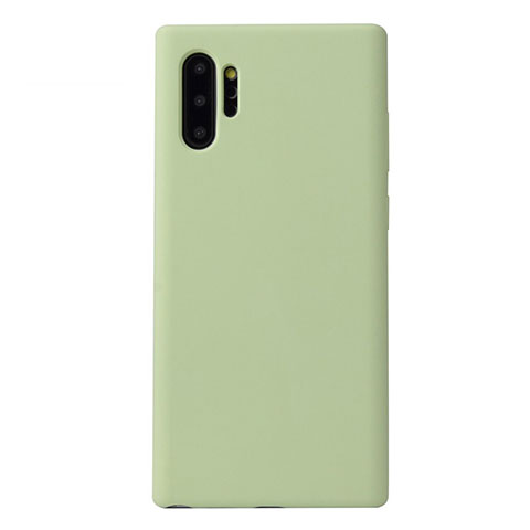 Funda Silicona Ultrafina Goma 360 Grados Carcasa S02 para Samsung Galaxy Note 10 Plus Verde