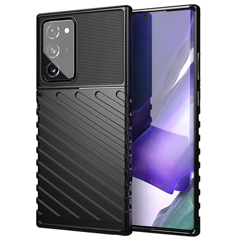 Funda Silicona Ultrafina Goma 360 Grados Carcasa S02 para Samsung Galaxy Note 20 Ultra 5G Negro