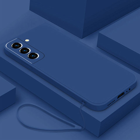 Funda Silicona Ultrafina Goma 360 Grados Carcasa S02 para Samsung Galaxy S21 5G Azul