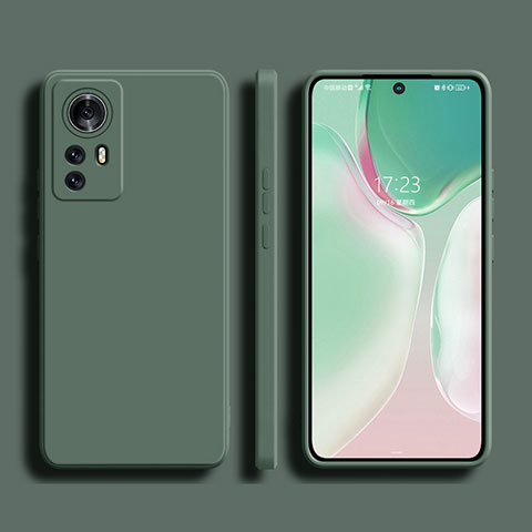 Funda Silicona Ultrafina Goma 360 Grados Carcasa S02 para Xiaomi Mi 12 5G Verde