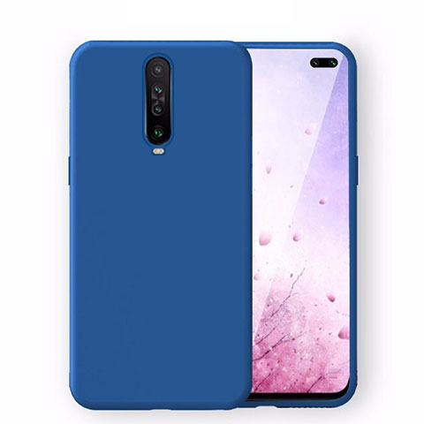 Funda Silicona Ultrafina Goma 360 Grados Carcasa S02 para Xiaomi Redmi K30 4G Azul