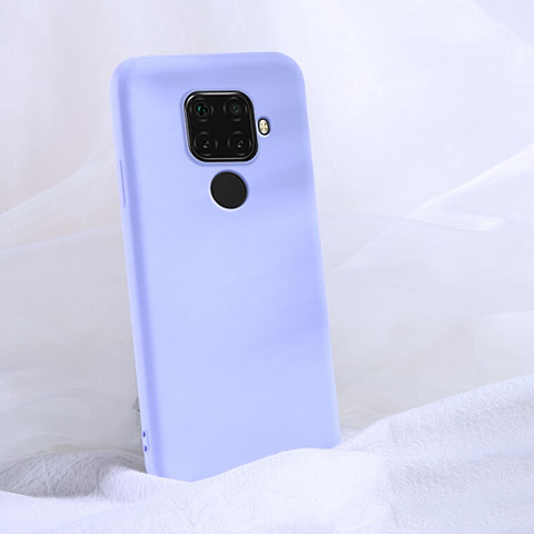 Funda Silicona Ultrafina Goma 360 Grados Carcasa S03 para Huawei Mate 30 Lite Morado