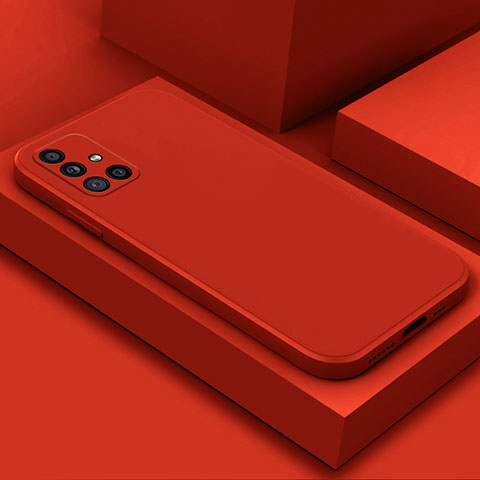 Funda Silicona Ultrafina Goma 360 Grados Carcasa S03 para Samsung Galaxy A71 5G Rojo