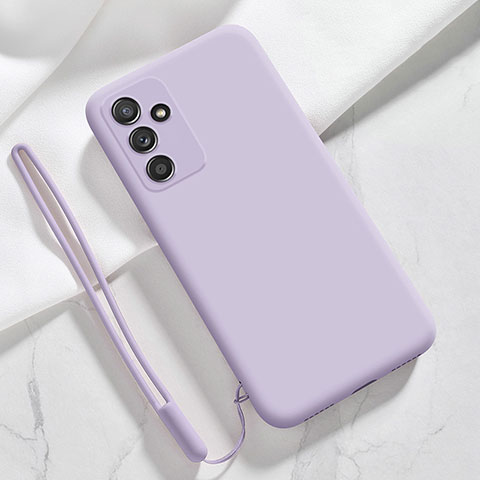 Funda Silicona Ultrafina Goma 360 Grados Carcasa S03 para Samsung Galaxy Quantum2 5G Purpura Claro