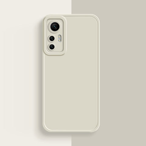 Funda Silicona Ultrafina Goma 360 Grados Carcasa S03 para Xiaomi Mi 12 Pro 5G Blanco