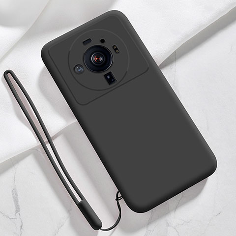Funda Silicona Ultrafina Goma 360 Grados Carcasa S03 para Xiaomi Mi 12S Ultra 5G Negro