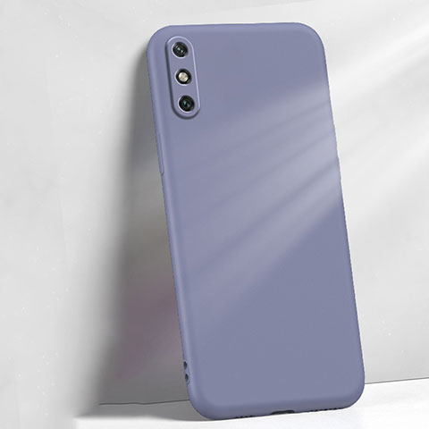 Funda Silicona Ultrafina Goma 360 Grados Carcasa S04 para Huawei Enjoy 10e Gris