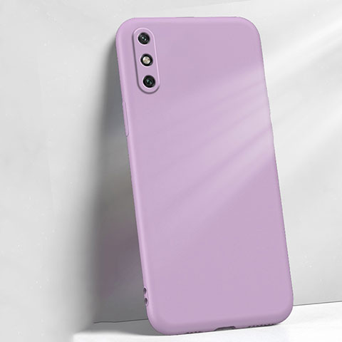 Funda Silicona Ultrafina Goma 360 Grados Carcasa S04 para Huawei Enjoy 10e Morado