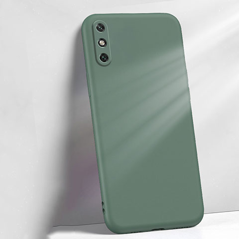 Funda Silicona Ultrafina Goma 360 Grados Carcasa S04 para Huawei Enjoy 10e Verde