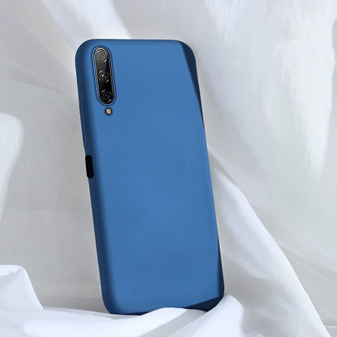 Funda Silicona Ultrafina Goma 360 Grados Carcasa S04 para Huawei Honor 9X Pro Azul