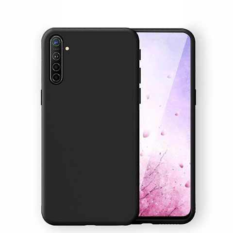 Funda Silicona Ultrafina Goma 360 Grados Carcasa S04 para Realme XT Negro