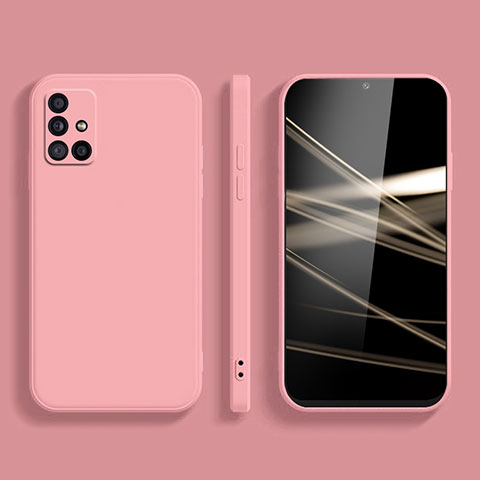 Funda Silicona Ultrafina Goma 360 Grados Carcasa S04 para Samsung Galaxy A71 5G Rosa