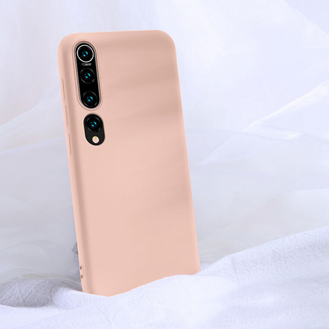 Funda Silicona Ultrafina Goma 360 Grados Carcasa S04 para Xiaomi Mi 10 Rosa