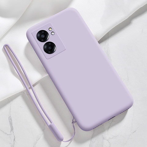 Funda Silicona Ultrafina Goma 360 Grados Carcasa S05 para OnePlus Nord N300 5G Purpura Claro