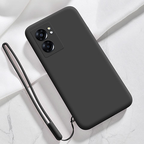 Funda Silicona Ultrafina Goma 360 Grados Carcasa S05 para Oppo A57 5G Negro