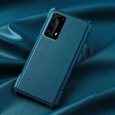 Funda Silicona Ultrafina Goma 360 Grados Carcasa S06 para Huawei P40 Pro+ Plus Azul