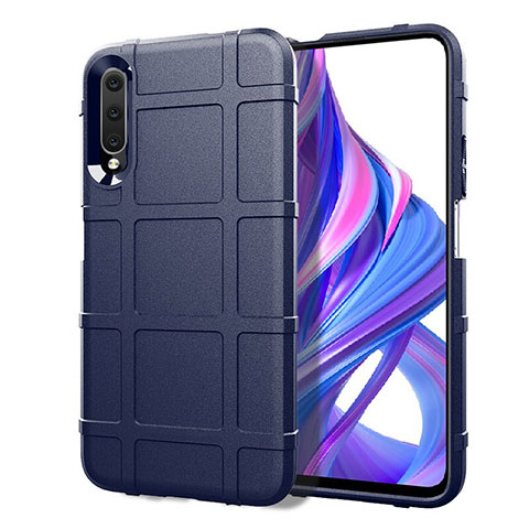 Funda Silicona Ultrafina Goma 360 Grados Carcasa S06 para Huawei Y9s Azul