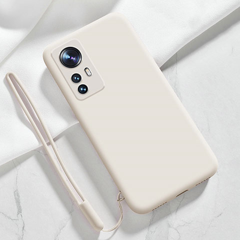 Funda Silicona Ultrafina Goma 360 Grados Carcasa S07 para Xiaomi Mi 12X 5G Blanco