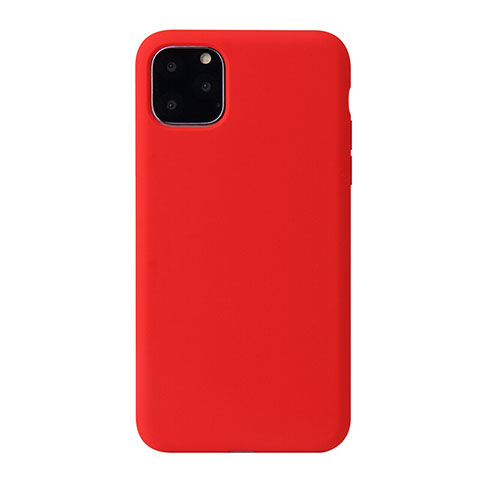 Funda Silicona Ultrafina Goma 360 Grados Carcasa Y01 para Apple iPhone 11 Pro Rojo