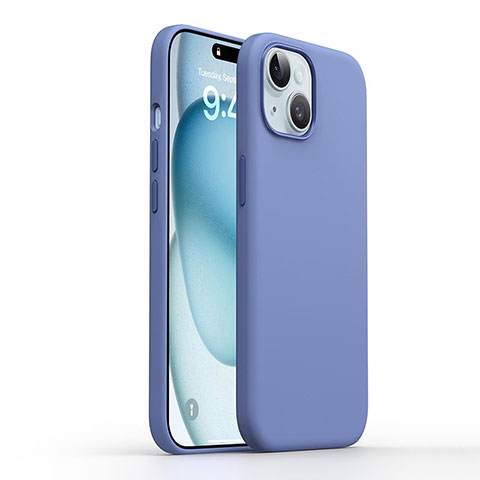 Funda Silicona Ultrafina Goma 360 Grados Carcasa YK1 para Apple iPhone 13 Azul