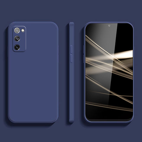 Funda Silicona Ultrafina Goma 360 Grados Carcasa YK2 para Samsung Galaxy S20 5G Azul