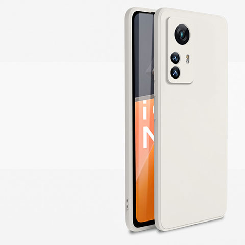 Funda Silicona Ultrafina Goma 360 Grados Carcasa YK2 para Xiaomi Mi 12T 5G Blanco