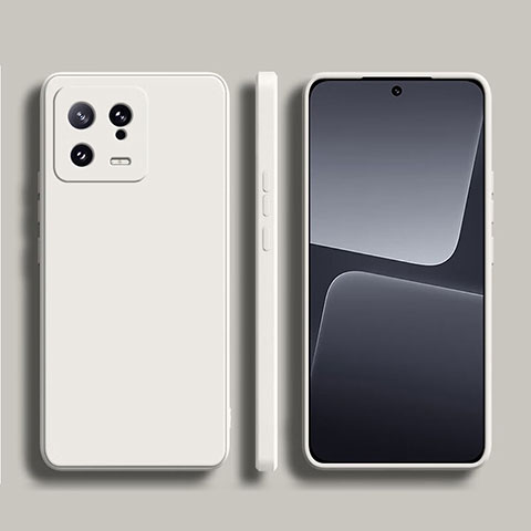 Funda Silicona Ultrafina Goma 360 Grados Carcasa YK2 para Xiaomi Mi 13 5G Blanco