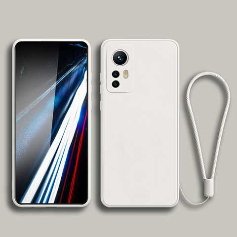 Funda Silicona Ultrafina Goma 360 Grados Carcasa YK3 para Xiaomi Mi 12T 5G Blanco