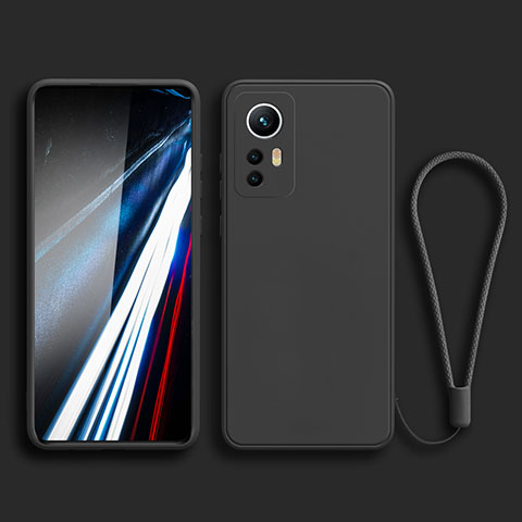 Funda Silicona Ultrafina Goma 360 Grados Carcasa YK3 para Xiaomi Mi 12T 5G Negro
