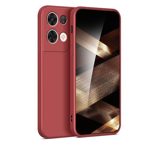 Funda Silicona Ultrafina Goma 360 Grados Carcasa YK3 para Xiaomi Redmi Note 13 Pro 5G Rojo
