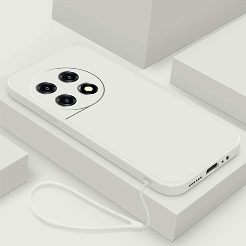 Funda Silicona Ultrafina Goma 360 Grados Carcasa YK4 para OnePlus Ace 2 Pro 5G Blanco