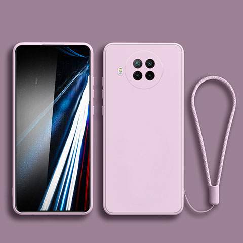 Funda Silicona Ultrafina Goma 360 Grados Carcasa YK4 para Xiaomi Mi 10T Lite 5G Purpura Claro