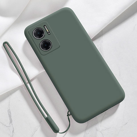 Funda Silicona Ultrafina Goma 360 Grados Carcasa YK4 para Xiaomi Redmi 10 5G Verde Noche